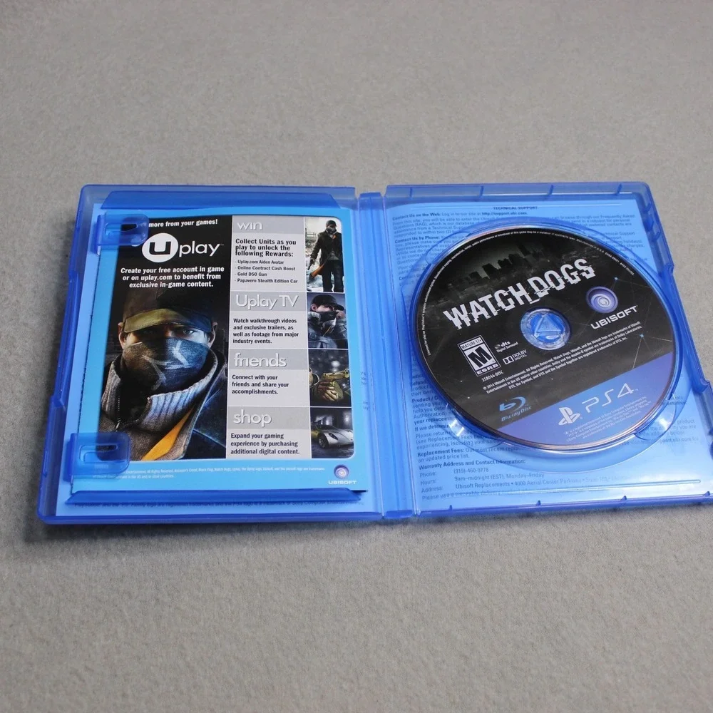 Watch Dogs PS4 Exclusive Edition Sony PlayStation 4 Ubisoft Action Adventure